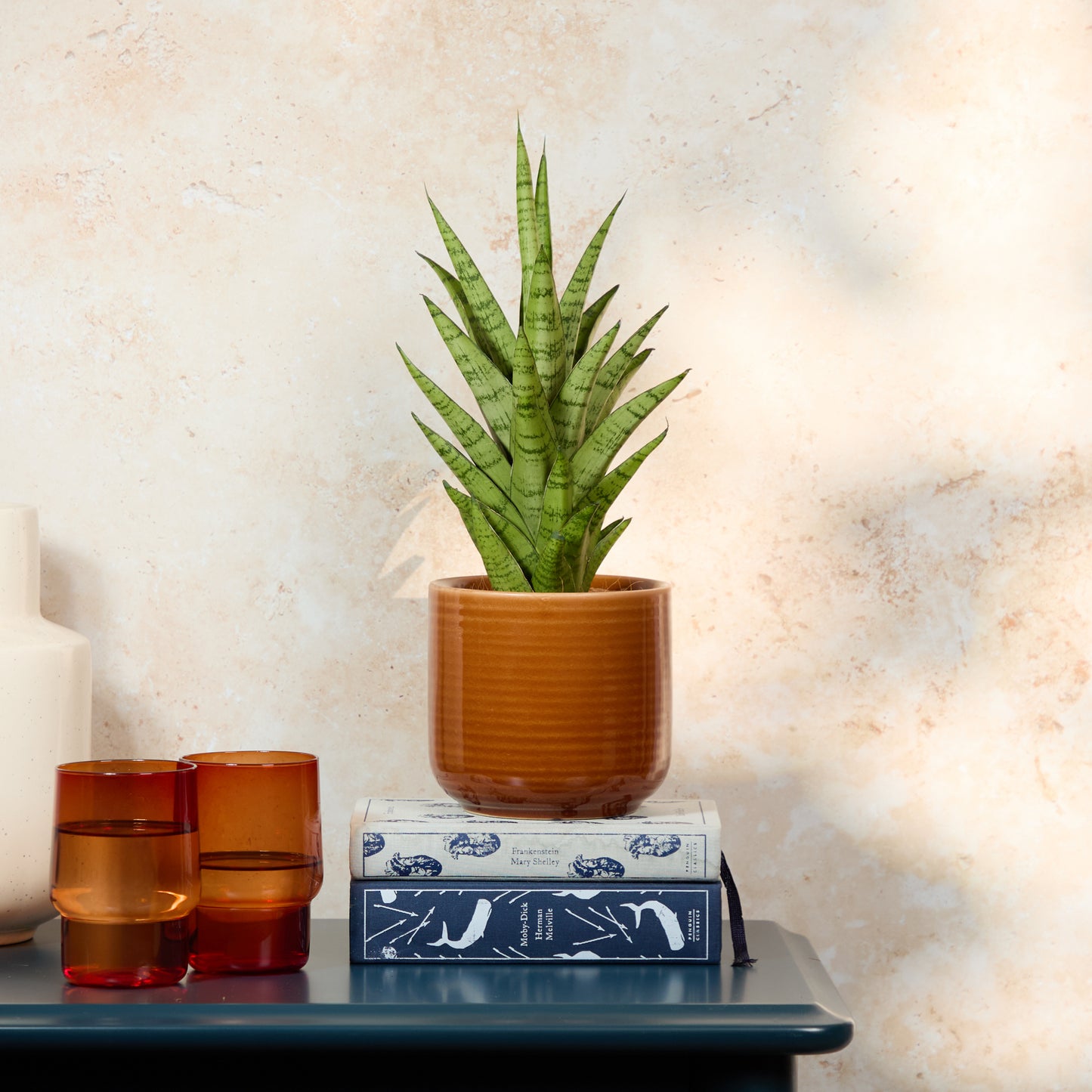 Mandy & Rust Ceramic glazed pot