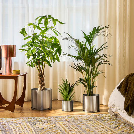 Brushed metal pot | Patch