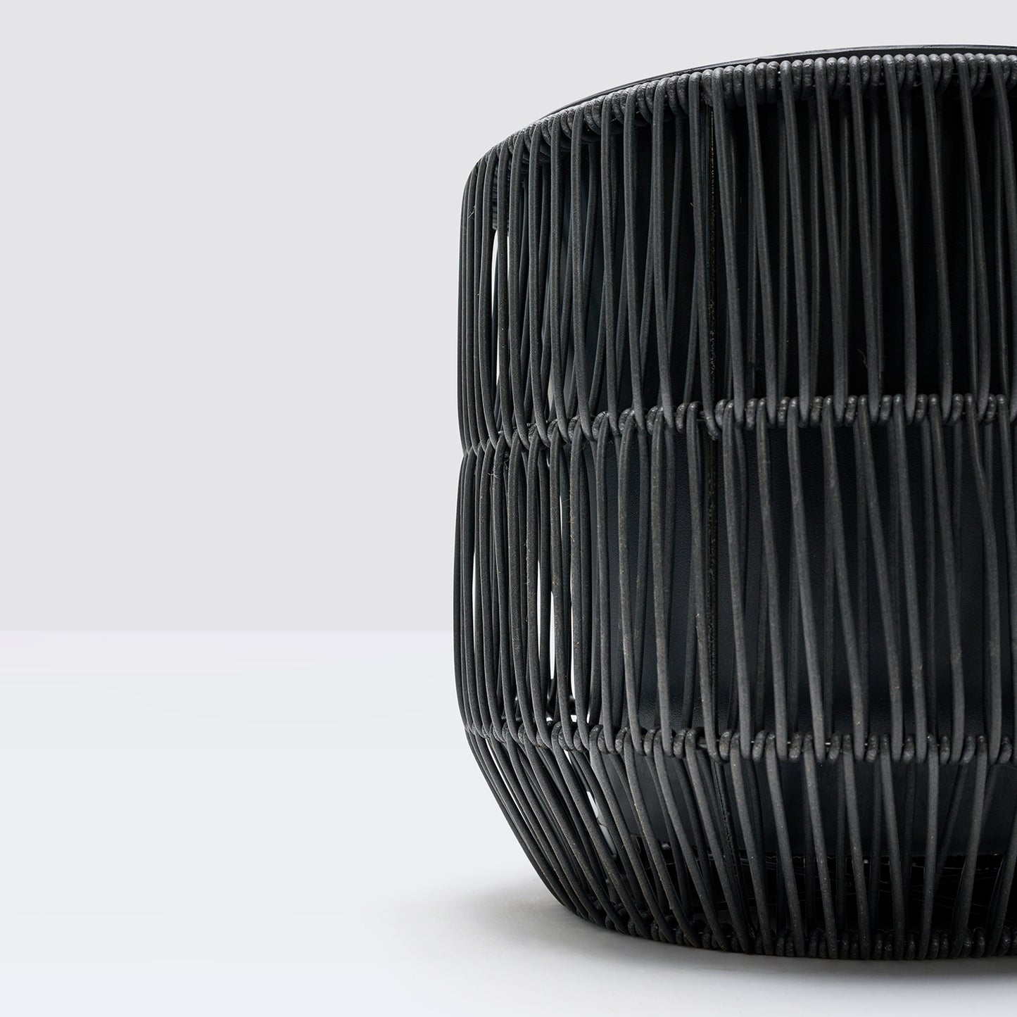 Recycled polyrattan pot | Patch Plants