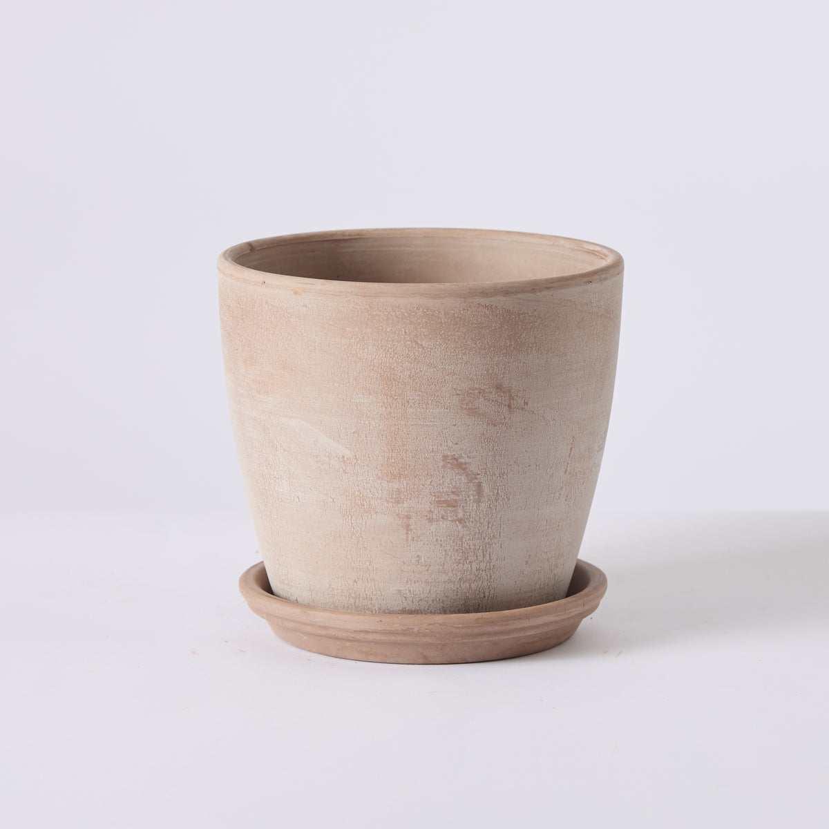 Terracotta egg pot with saucer | Patch 