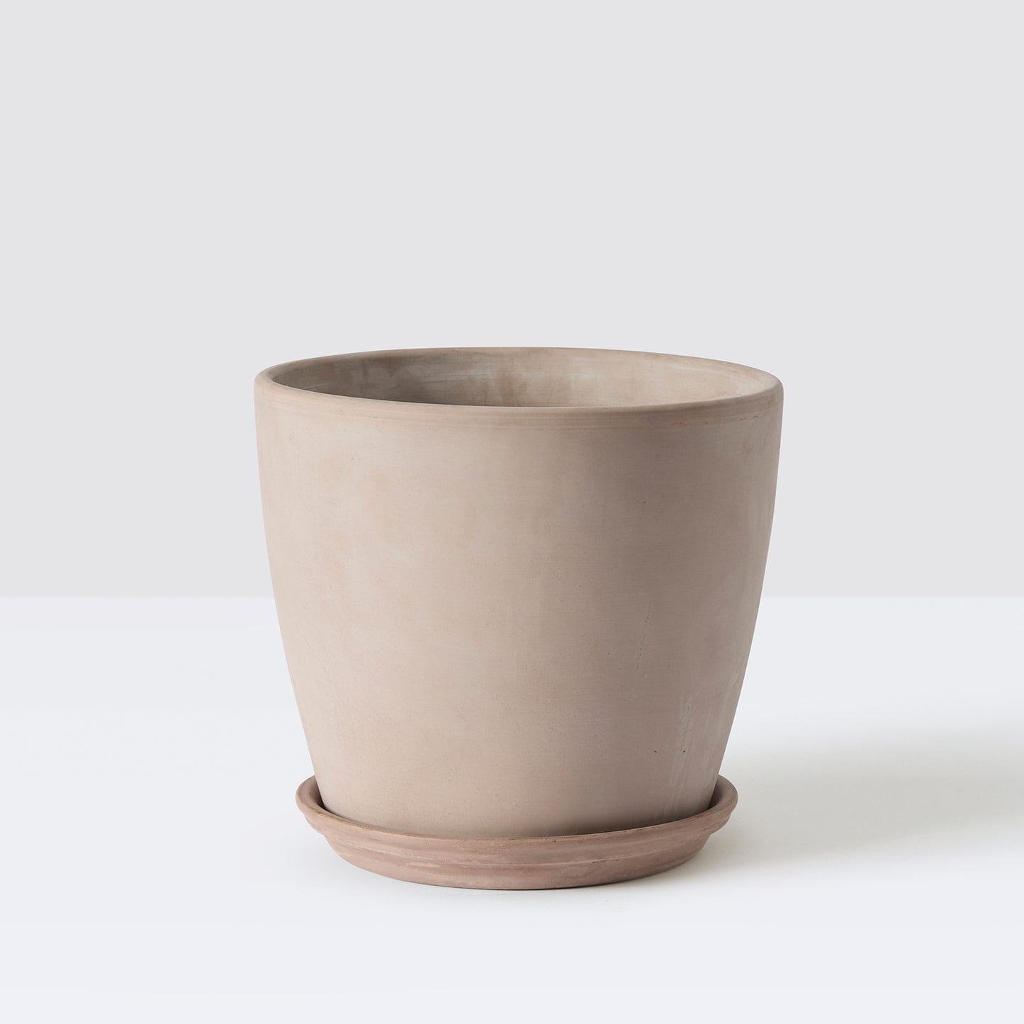 Terracotta egg pot with saucer | Patch 
