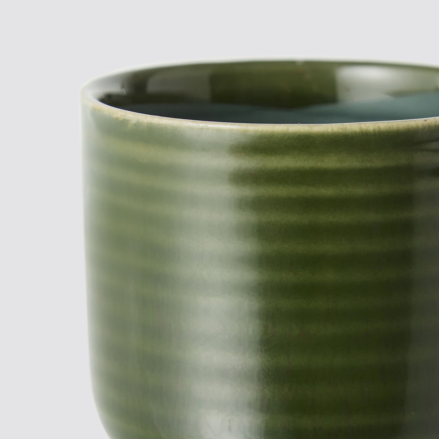 Ceramic glazed pot