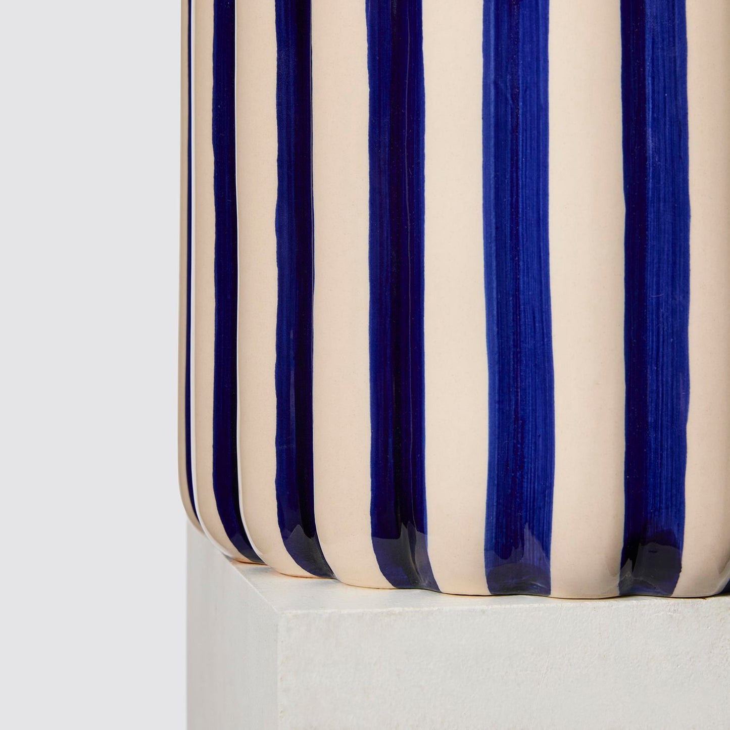 Striped pot