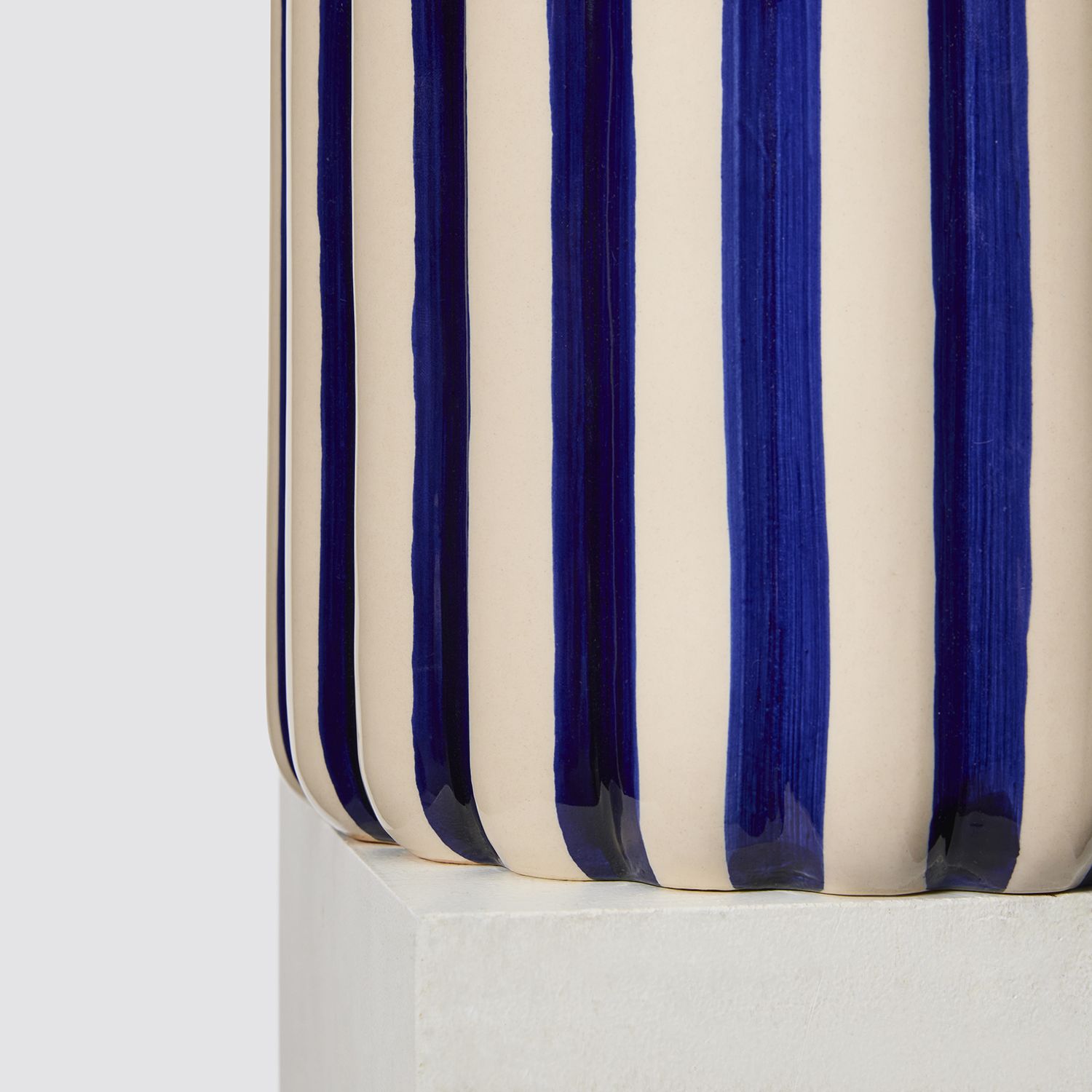 Striped pot