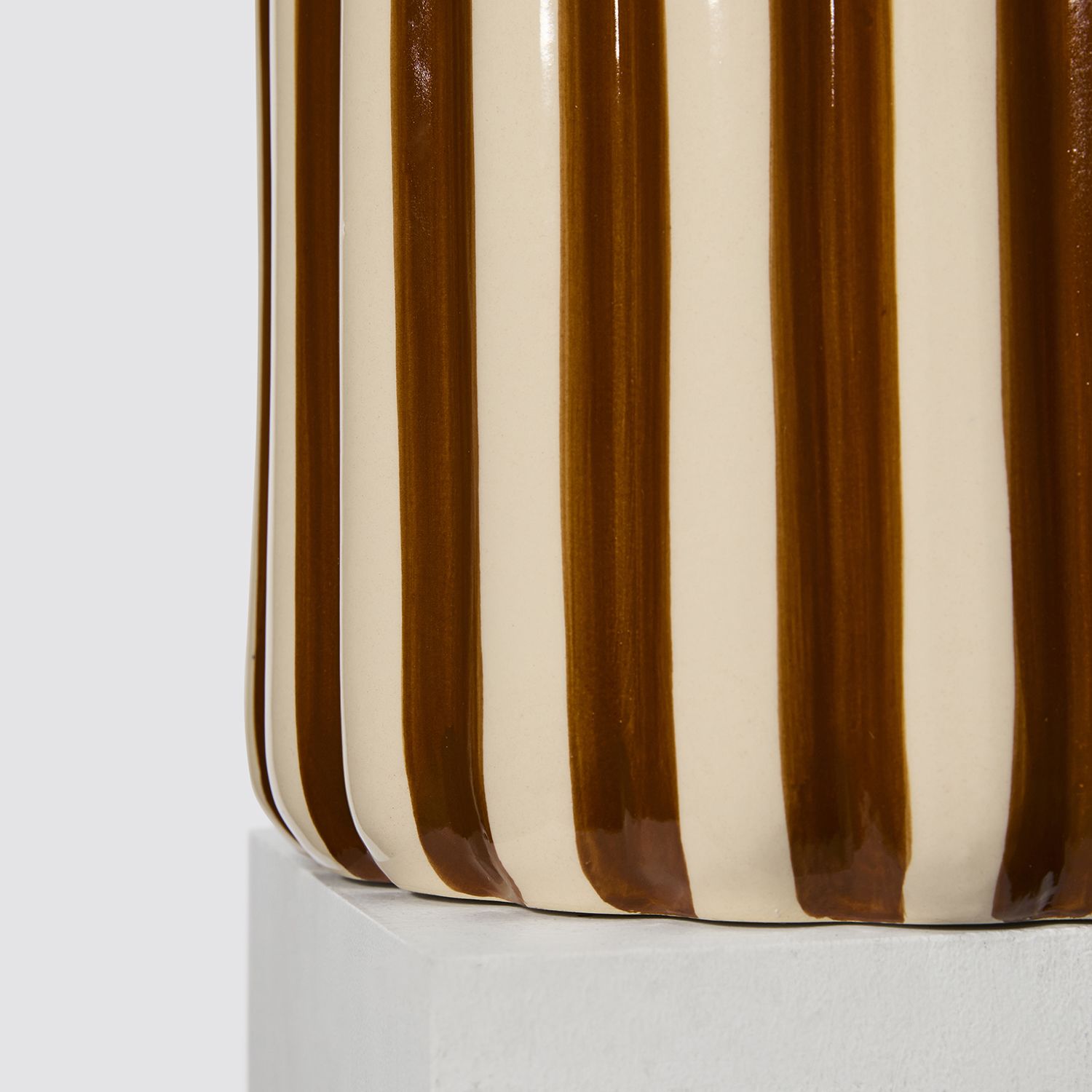 Striped pot